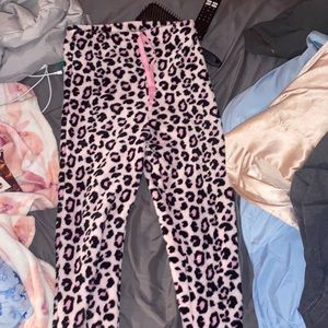 Pink Cheetah Print PJ Pants